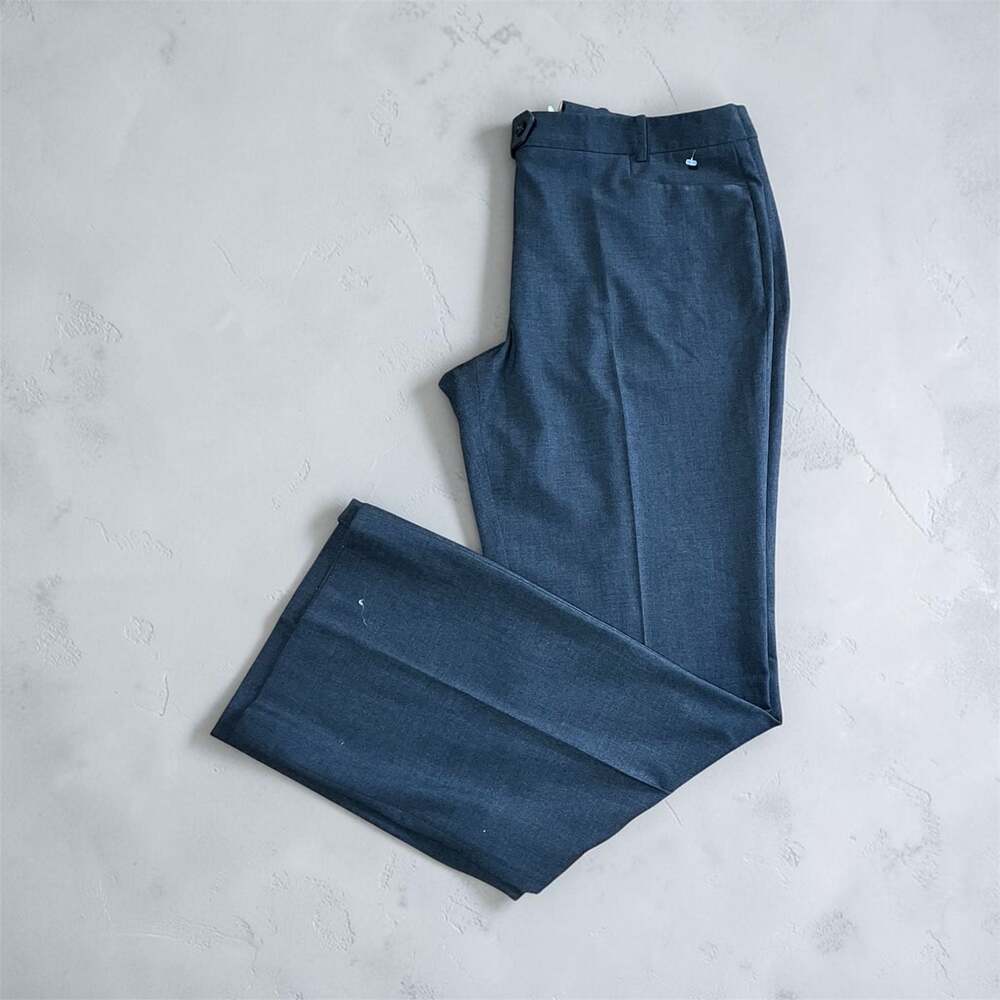 Calvin Klein Modern Fit Charcoal Gray Wide Leg